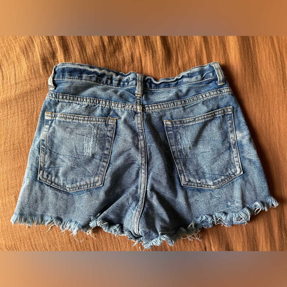 Forever21 Cutoff Jean Shorts, size L